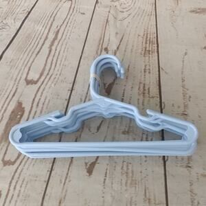 Plastic Kid Hangers - 10 Count (Light Blue)